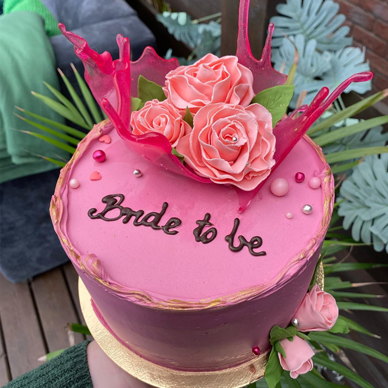 Tort urodzinowy różowy